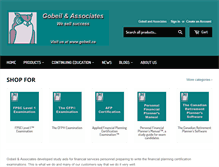 Tablet Screenshot of gobeil.ca